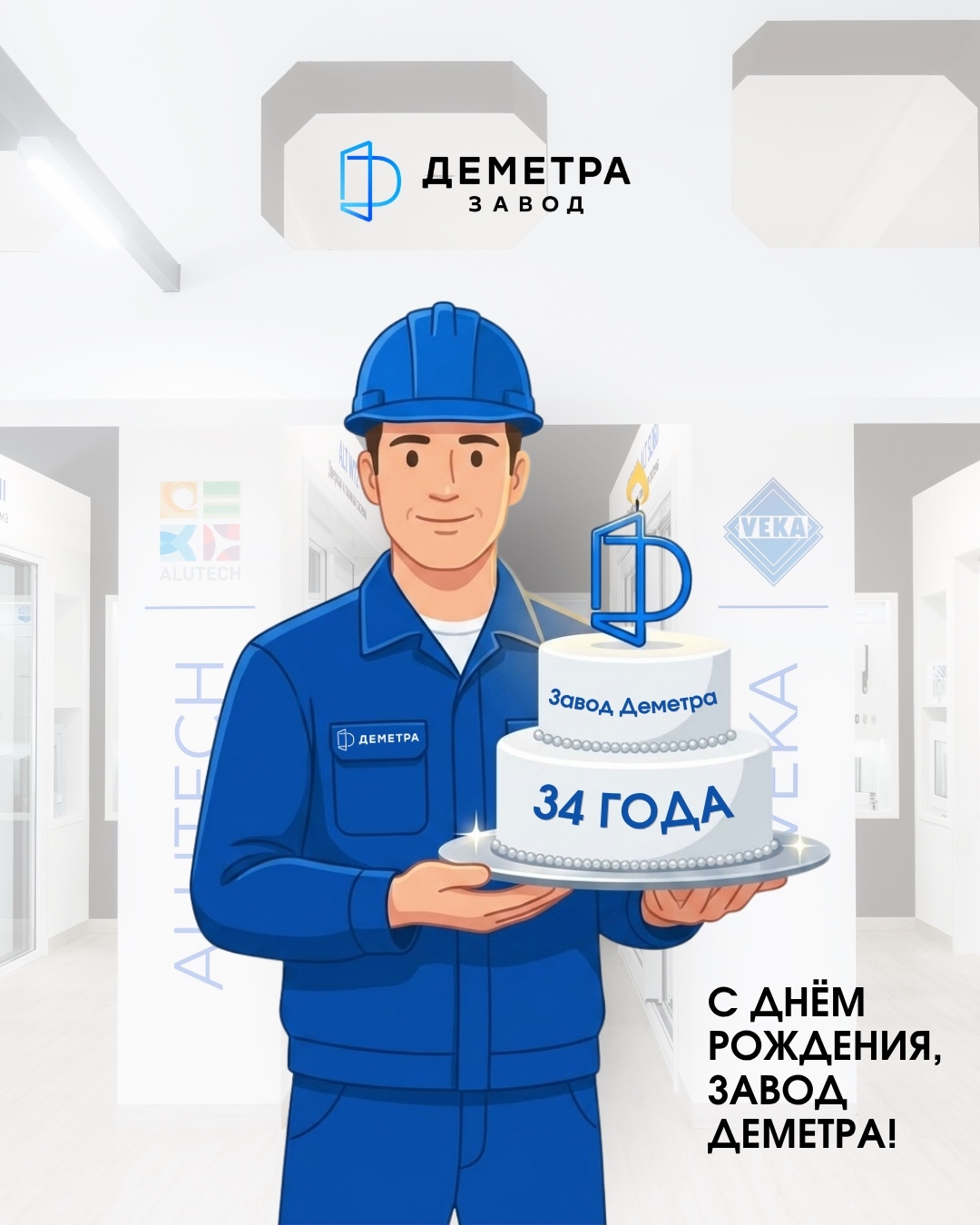 34 года наши окна помогают солнцу!
